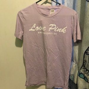 Victoria's Secret pink open back campus tee